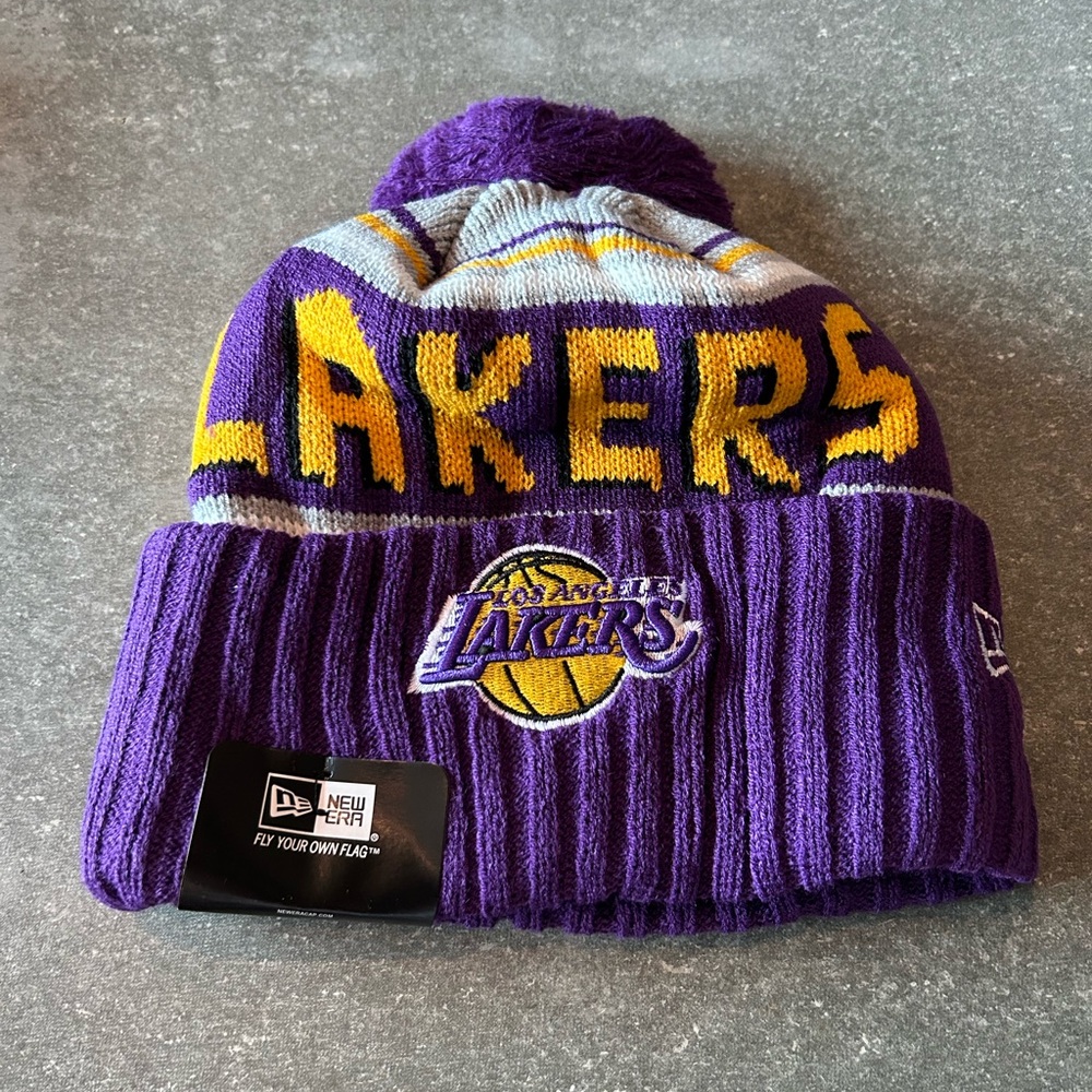 PRICE IS FIRM Brand new Los Angeles Lakers beanie